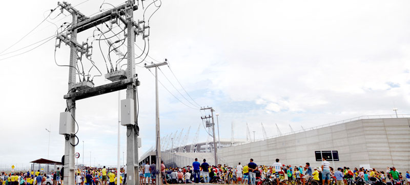 NOJA Power recloser in use - FIFA World Cup Brazil