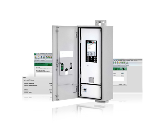 NOJA Power RC10 control and communication cubicle with CMS DNP3 configurations screens