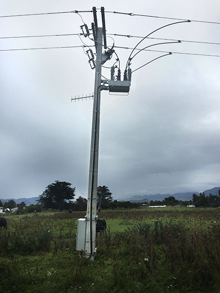 NOJA Power Recloser Installation after the Earthquake