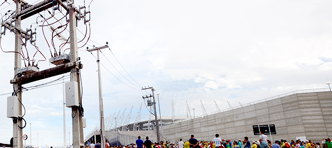 NOJA Power’s automatic circuit reclosers at Brazil’s Castelão Stadium, host of the Brazil vs Mexico and Germany vs Ghana in the FIFA World Cup tournament