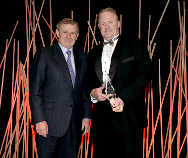 Hon. Simon Crean Minister for Trade and Neil O’Sullivan NOJA Power Managing Director
