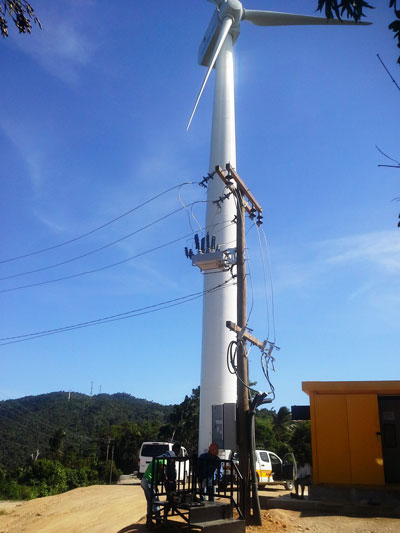 NOJA Power OSM Recloser Point of Connection for a Philippine Wind Farm