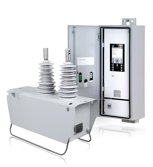 NOJA Power Single Phase Automatic Circuit Recloser with RC10 Control and Communication Cubicle