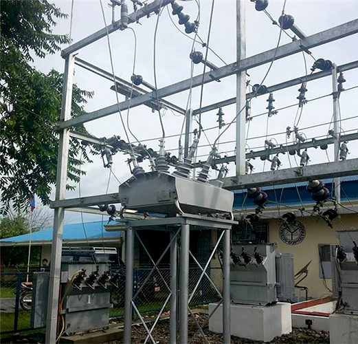 NOJA Power OSM Recloser island installation in the Philippines